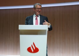 3 NG CEO John Carroll presenting at launch in Spain - 12 May 2026
